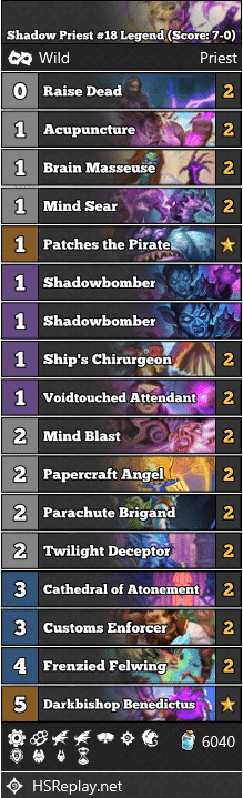 Shadow Priest #18 Legend (Score: 7-0)