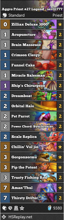 Aggro Priest #27 Legend - sevlll777