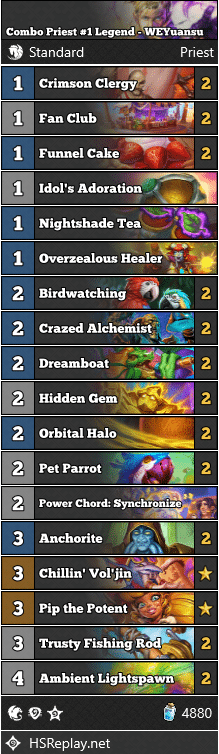 Combo Priest #1 Legend - WEYuansu