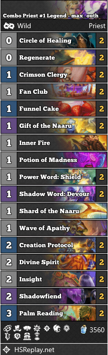 Combo Priest #1 Legend - max_outh