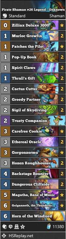 Pirate Shaman #26 Legend - Unknown