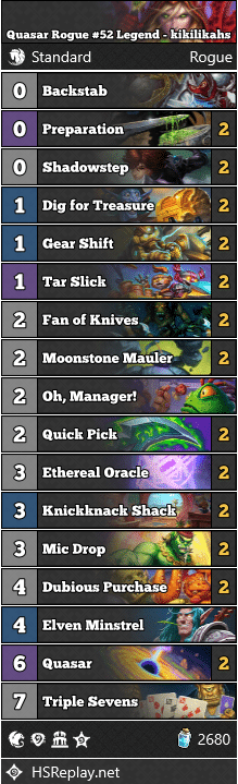 Quasar Rogue #52 Legend - kikilikahs