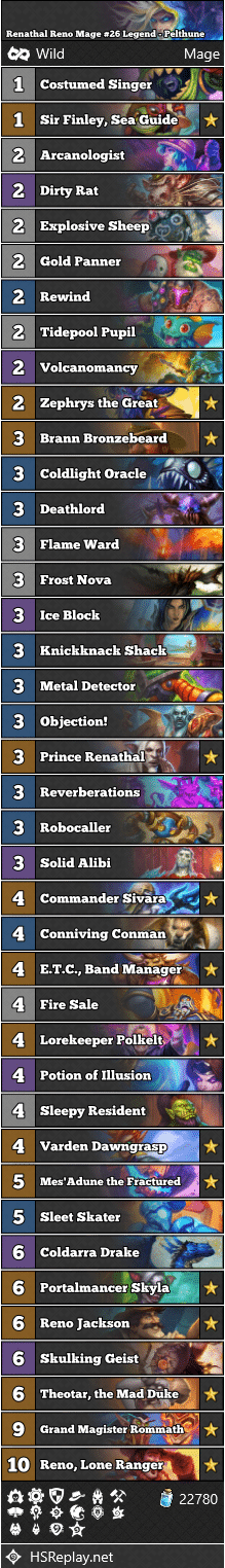 Renathal Reno Mage #26 Legend - Pelthune