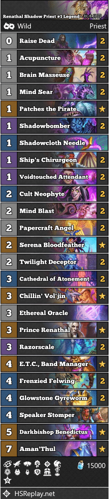 Renathal Shadow Priest #1 Legend - 秋水月圆