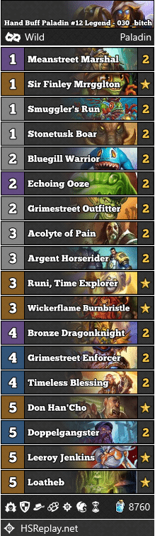 Hand Buff Paladin #12 Legend - 030_bitch