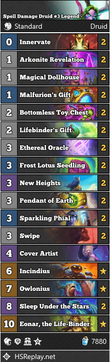 Spell Damage Druid #3 Legend - Unknown