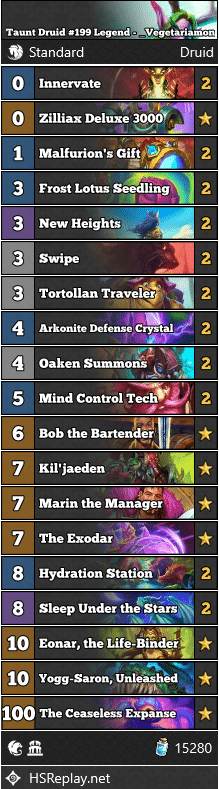 Taunt Druid #199 Legend - _Vegetariamon