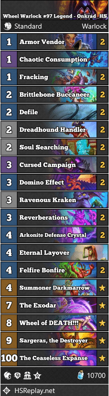 Wheel Warlock #97 Legend - Onkrad_HS