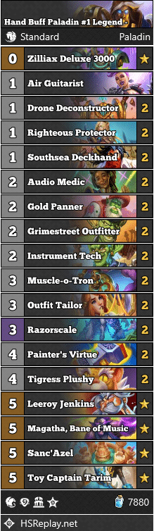 Hand Buff Paladin #1 Legend - hung