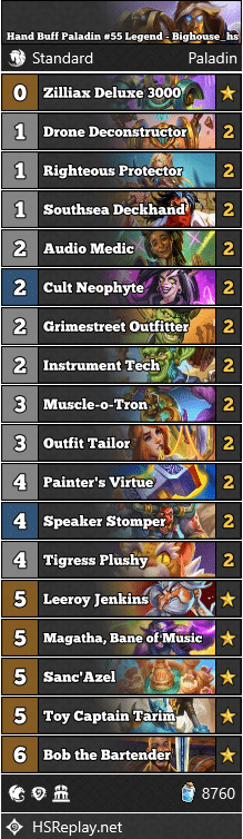 Hand Buff Paladin #55 Legend - Bighouse_hs