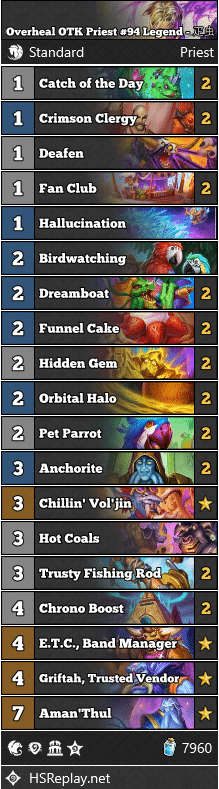 Overheal OTK Priest #94 Legend - 疋虫