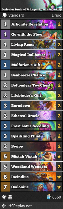 Owlonius Druid #278 Legend - maxiebon1234