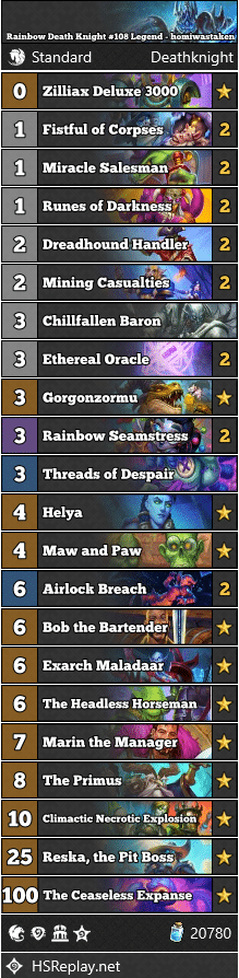 Rainbow Death Knight #108 Legend - homiwastaken