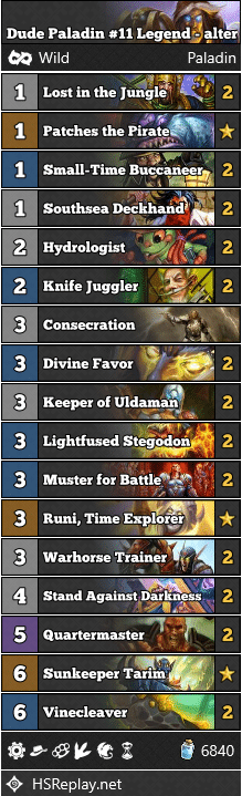 Dude Paladin #11 Legend - alter