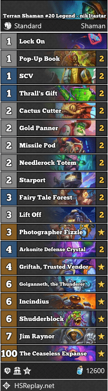 Terran Shaman #20 Legend - nik1tastar