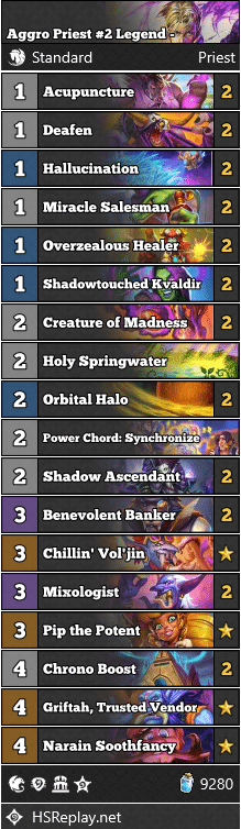 Aggro Priest #2 Legend - icyflame