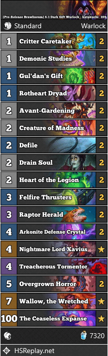 (Pre-Release Brawliseum) 6-1 Dark Gift Warlock - katakuchi_104