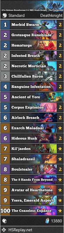 (Pre-Release Brawliseum) 6-2 BBU Death Knight - TheToucherHS