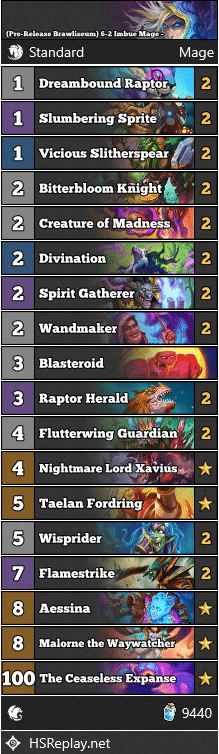 (Pre-Release Brawliseum) 6-2 Imbue Mage - SilentNickHS