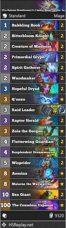 (Pre-Release Brawliseum) 6-2 Imbue Mage - muller_hs