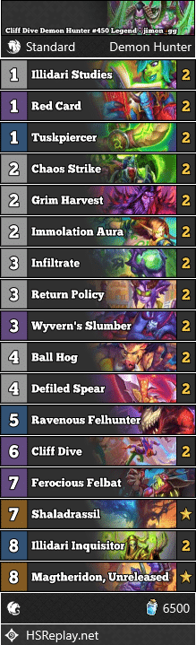Cliff Dive Demon Hunter #450 Legend - jimon_gg