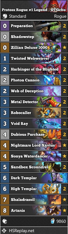 Protoss Rogue #1 Legend - OTGchu