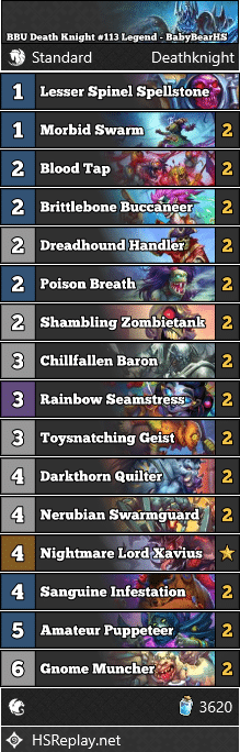 BBU Death Knight #113 Legend - BabyBearHS