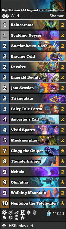 Big Shaman #44 Legend - reinhearthstone