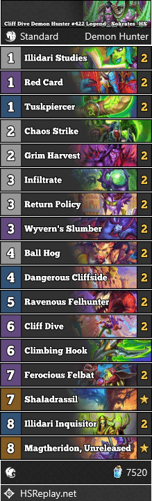 Cliff Dive Demon Hunter #422 Legend - Sokrates_HS