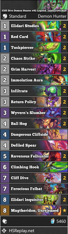 Cliff Dive Demon Hunter #92 Legend - takhs25453628