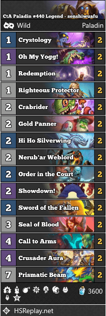 CtA Paladin #440 Legend - senshiwuafu