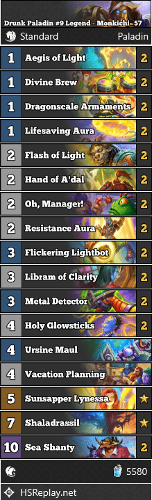 Drunk Paladin #9 Legend - Monkichi_57