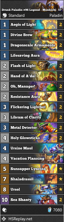 Drunk Paladin #96 Legend - Monkichi_57