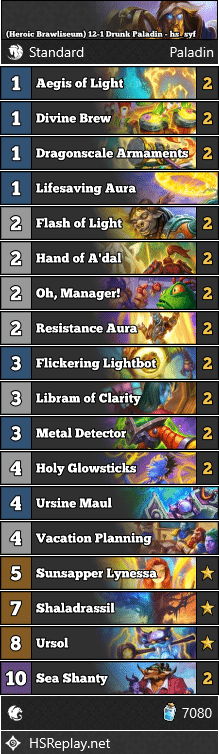 (Heroic Brawliseum) 12-1 Drunk Paladin - hs_syf