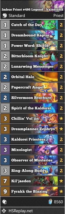 Imbue Priest #486 Legend - ValentoHS