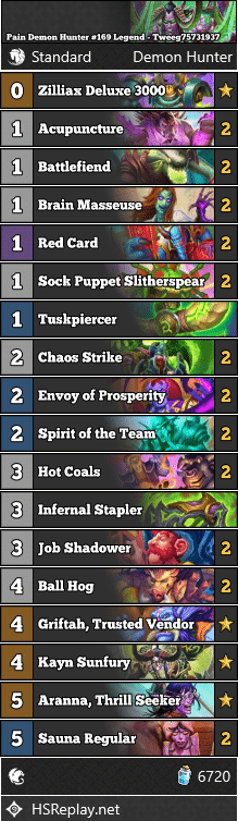 Pain Demon Hunter #169 Legend - Tweeg75731937