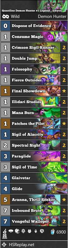 Questline Demon Hunter #1 Legend - uikyou
