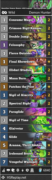 Questline Demon Hunter #428 Legend - TheToucherHS