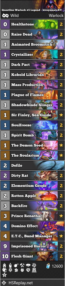 Questline Warlock #5 Legend - kirayamatoXV
