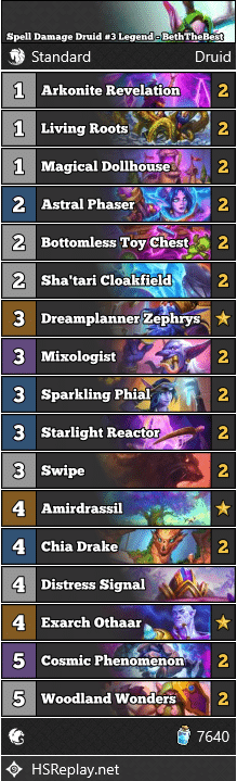 Spell Damage Druid #3 Legend - BethTheBest