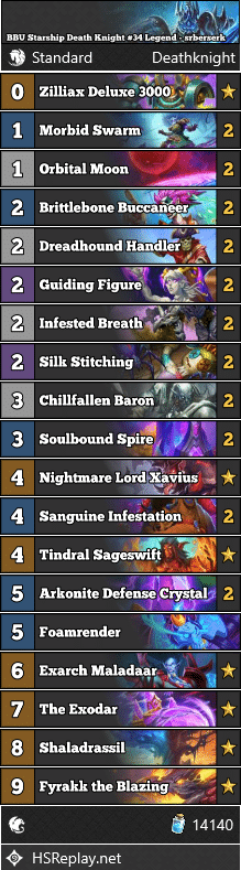 BBU Starship Death Knight #34 Legend - srberserk