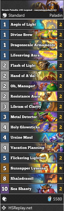 Drunk Paladin #95 Legend - sanyalegendary123