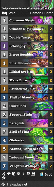 Fatigue Demon Hunter #259 Legend - kikilika_
