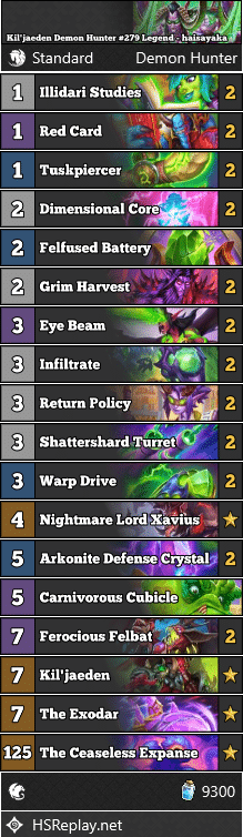 Kil'jaeden Demon Hunter #279 Legend - haisayaka