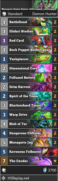 Menagerie Demon Hunter #204 Legend - veryhyped