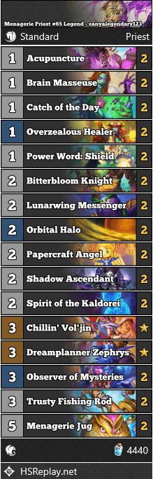 Menagerie Priest #65 Legend - sanyalegendary123