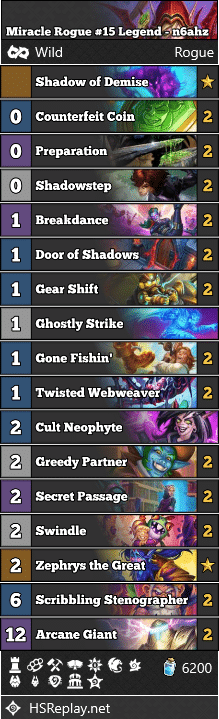 Miracle Rogue #15 Legend - n6ahz
