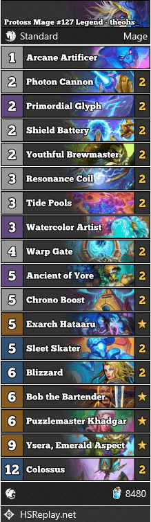 Protoss Mage #127 Legend - theohs_