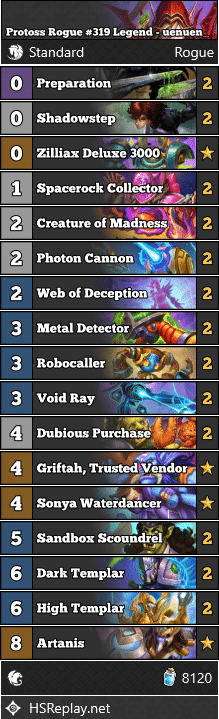 Protoss Rogue #319 Legend - uenuen_