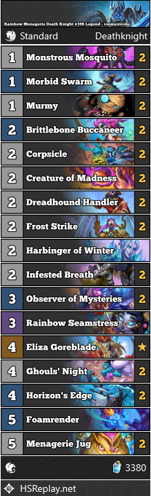 Rainbow Menagerie Death Knight #396 Legend - ronmexicohs